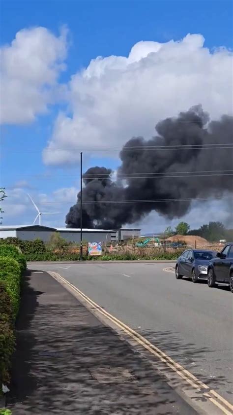 evri depot on fire